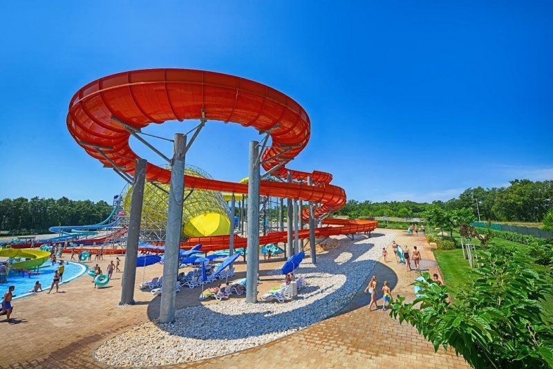Family rafting slide
