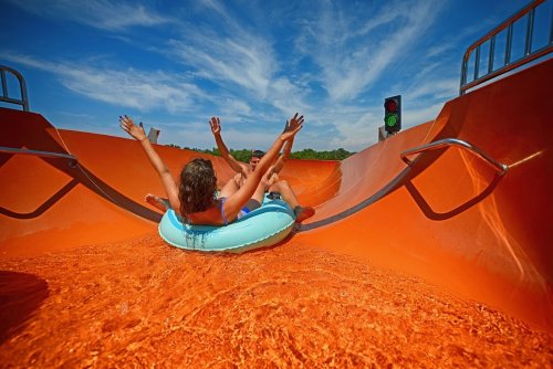 Family rafting slide